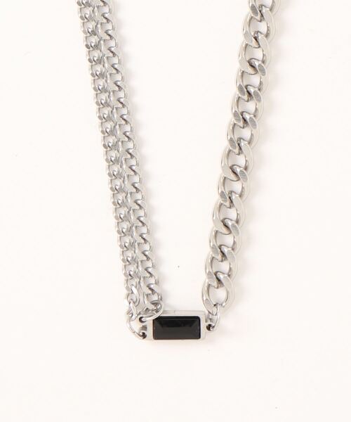 B.R.U（ブル）の「【累計販売数1万本突破】シルバー2連チェーンネックレス（ネックレス・メンズ・シルバー/その他1/その他2/その他3/その他4・FREE）」の8枚目の写真
