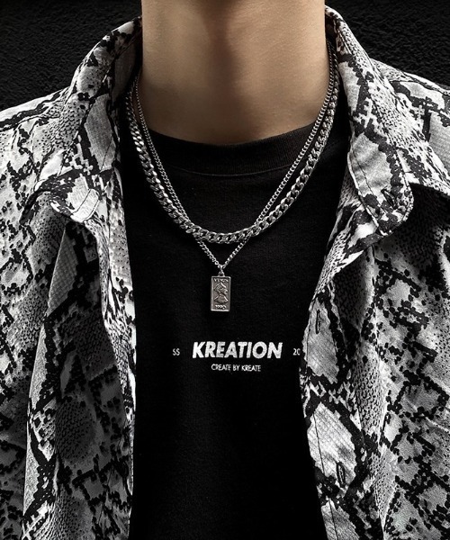 B.R.U（ブル）の「【累計販売数1万本突破】シルバー2連チェーンネックレス（ネックレス・メンズ・シルバー/その他1/その他2/その他3/その他4・FREE）」の12枚目の写真