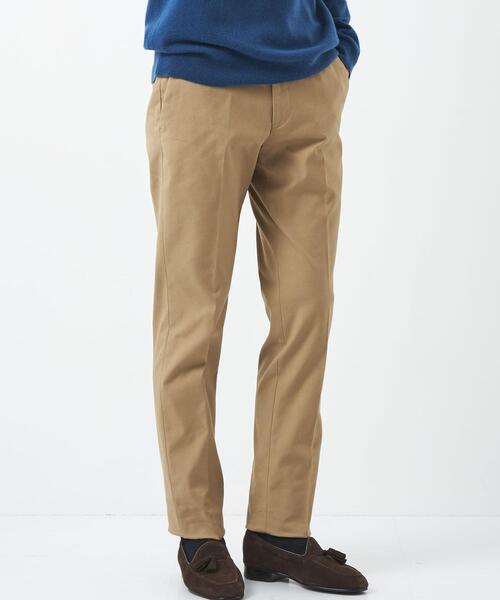 green label relaxing（グリーンレーベルリラクシング）の「TCPU オックス スリム スラックス -ストレッチ・ウエストアジャスター-（スラックス・メンズ・グレー/ベージュ/ダークグレー/ロイヤルブルー/ネイビー・XL/XS/S/M/L）」の4枚目の写真