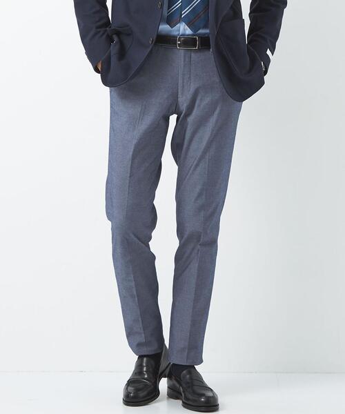 green label relaxing（グリーンレーベルリラクシング）の「TCPU オックス スリム スラックス -ストレッチ・ウエストアジャスター-（スラックス・メンズ・グレー/ベージュ/ダークグレー/ロイヤルブルー/ネイビー・XL/XS/S/M/L）」の5枚目の写真