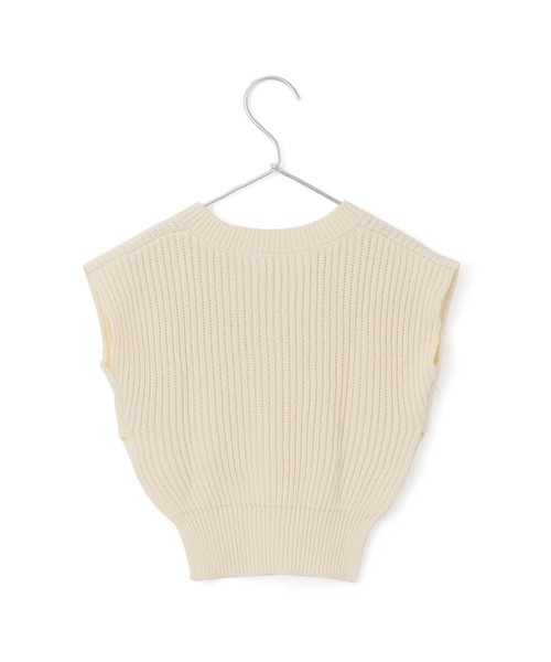 MAKE YOUR DAY（メイクユアデイ）の「ベビーコットンニットベスト（その他ベビーウェア・キッズ・ブルー/モカ/アイボリー・90/80）」の16枚目の写真