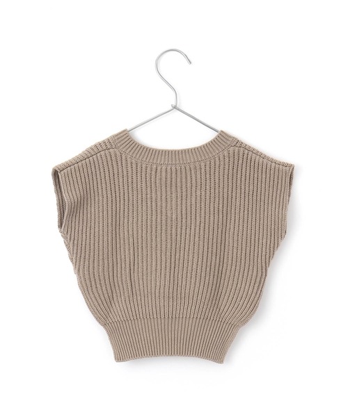 MAKE YOUR DAY（メイクユアデイ）の「ベビーコットンニットベスト（その他ベビーウェア・キッズ・ブルー/モカ/アイボリー・90/80）」の20枚目の写真
