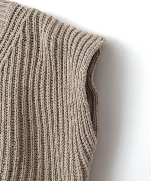 MAKE YOUR DAY（メイクユアデイ）の「ベビーコットンニットベスト（その他ベビーウェア・キッズ・ブルー/モカ/アイボリー・90/80）」の15枚目の写真