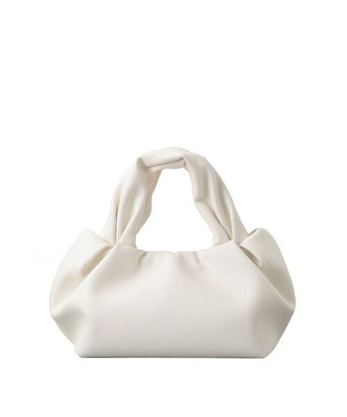 Ungrid（アングリッド）の「ギャザーハンドバッグ（ハンドバッグ・レディース・ブラック/オフホワイト/オレンジ・FREE）」の13枚目の写真