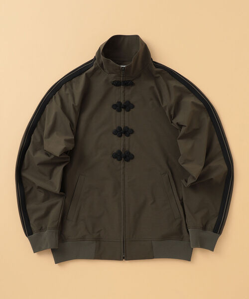 BEAMS LIGHTS（ビームスライツ）の「BEAMS LIGHTS / チャイナ トラックジャケット SOLOTEX(R)（ブルゾン・メンズ・ブラック/オリーブ・SMALL/MEDIUM/LARGE）」の7枚目の写真