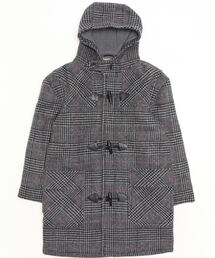 ジャクソンマティス　グレー系チェック柄ダッフルコート JACKSON MATISSE（ジャクソンマティス）の「【JACKSON MATISSE