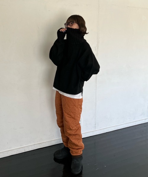 shesame（シーセム）の「ハーフジップニット（ニット/セーター