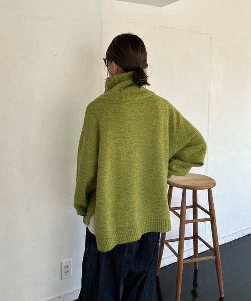 shesame（シーセム）の「ハーフジップニット（ニット/セーター