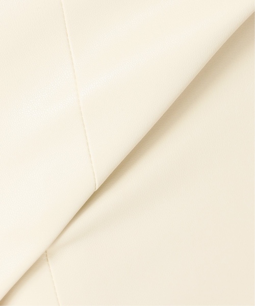 Noble（ノーブル）の「《追加》フェイクレザーマーメイドスカート 3（スカート・レディース・モカ/ホワイト系その他/ブラック・34/36/38）」の4枚目の写真