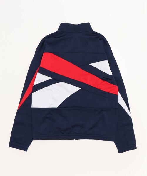 Reebok（リーボック）の「ベクター ニット トラックトップ / RI VECTOR KNIT TRACKTOP（ジャージ・メンズ・ネイビー/グレー/ブラック/アーミー・LARGE/X-LARGE/X-SMALL/SMALL/MEDIUM/XX-LARGE/XXX-LARGE）」の7枚目の写真