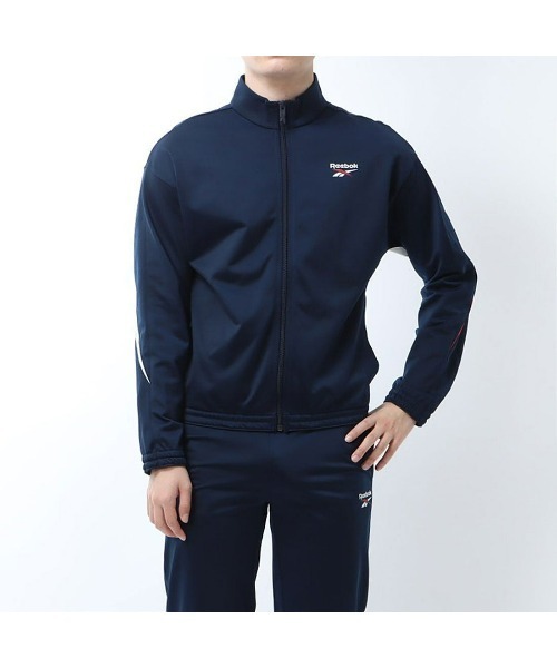 Reebok（リーボック）の「ベクター ニット トラックトップ / RI VECTOR KNIT TRACKTOP（ジャージ・メンズ・ネイビー/グレー/ブラック/アーミー・LARGE/X-LARGE/X-SMALL/SMALL/MEDIUM/XX-LARGE/XXX-LARGE）」の13枚目の写真