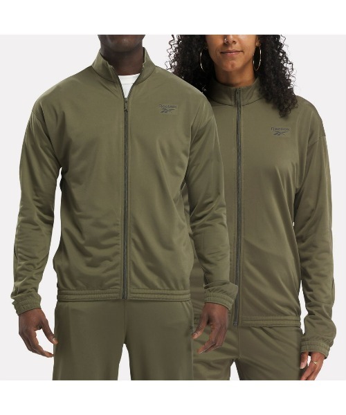 Reebok（リーボック）の「ベクター ニット トラックトップ / RI VECTOR KNIT TRACKTOP（ジャージ・メンズ・ネイビー/グレー/ブラック/アーミー・LARGE/X-LARGE/X-SMALL/SMALL/MEDIUM/XX-LARGE/XXX-LARGE）」の19枚目の写真