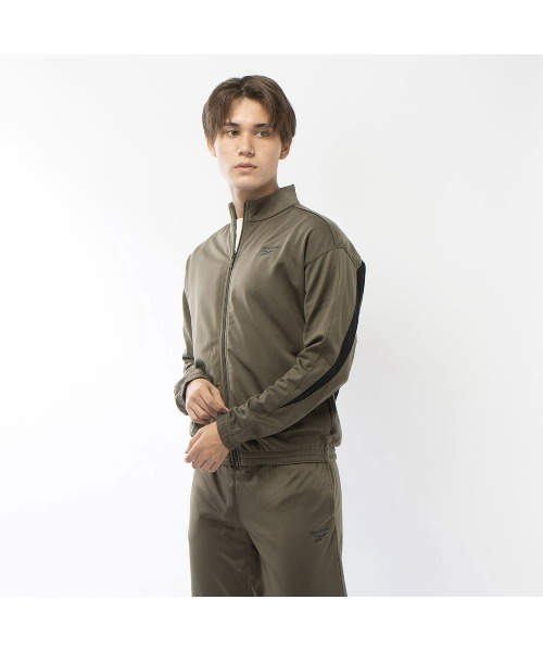 Reebok（リーボック）の「ベクター ニット トラックトップ / RI VECTOR KNIT TRACKTOP（ジャージ・メンズ・ネイビー/グレー/ブラック/アーミー・LARGE/X-LARGE/X-SMALL/SMALL/MEDIUM/XX-LARGE/XXX-LARGE）」の21枚目の写真