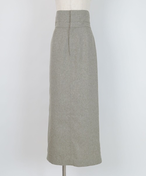 リネンライクシガレットスカート