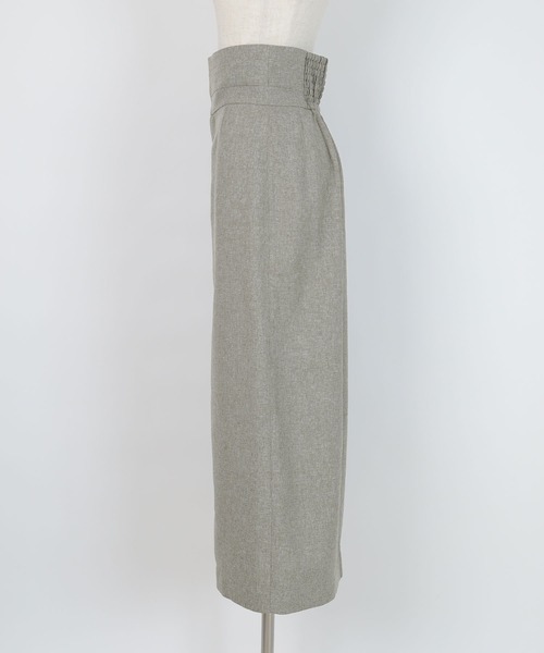 リネンライクシガレットスカート