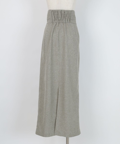 リネンライクシガレットスカート