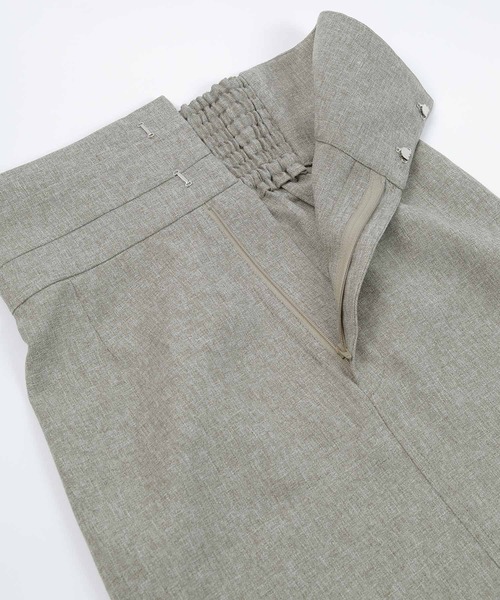 リネンライクシガレットスカート