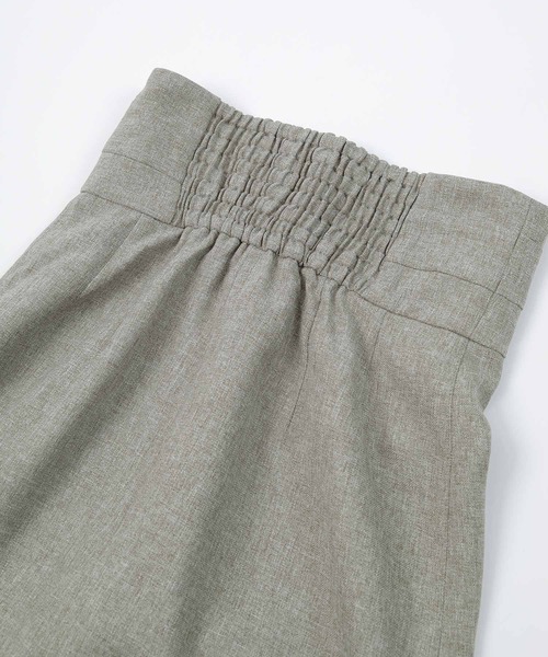 UR'S（ユアーズ）の「リネンライクシガレットスカート（スカート・レディース・ブラック/アイボリー/ベージュ系その他/グリーン系その他・S/M/L）」の20枚目の写真