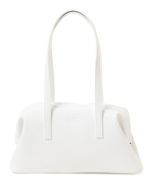 Ray BEAMS(レイビームス)の「RBS / がま口 バッグ(トートバッグ・レディース・ホワイト/ブラック・ONE SIZE)」の7枚目の写真