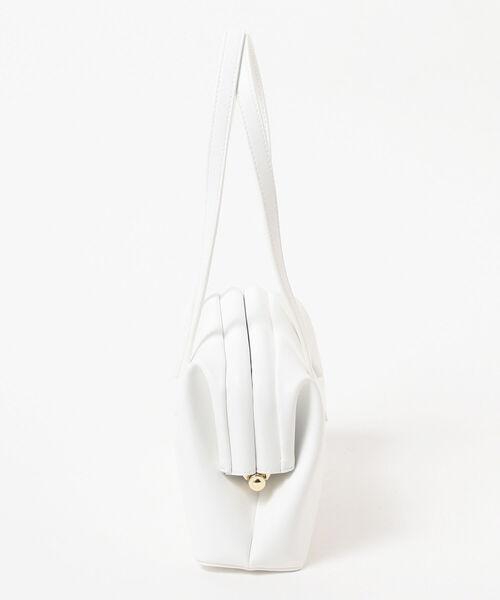 Ray BEAMS(レイビームス)の「RBS / がま口 バッグ(トートバッグ・レディース・ホワイト/ブラック・ONE SIZE)」の3枚目の写真