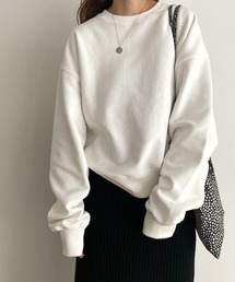 El mar　両起毛切替トレーナー