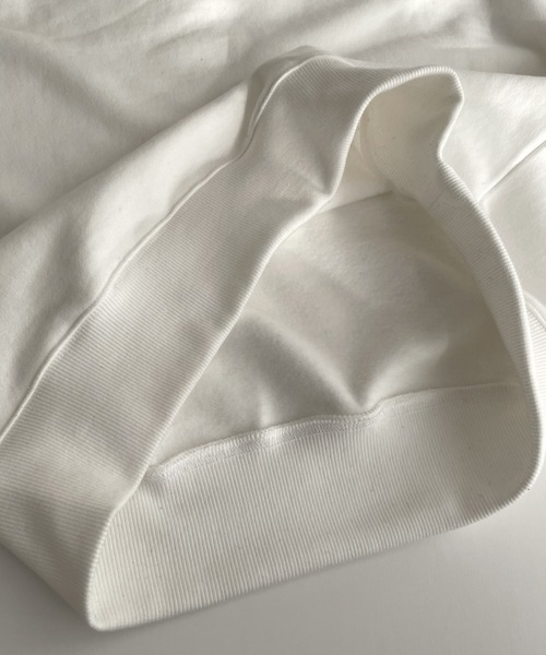 CANAL JEAN(キャナルジーン)の「El mar 両起毛切替トレーナー(スウェット・レディース・ネイビー/ホワイト/ピンク/ヘザーグレー・ONE SIZE)」の7枚目の写真