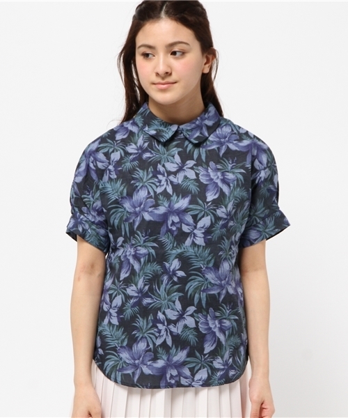 Kastane（カスタネ）の「【Kastane】パナマシャツプルオーバー（シャツ/ブラウス・レディース・ホワイト/ネイビー/その他16・FREE）」の12枚目の写真