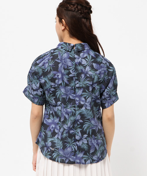 Kastane（カスタネ）の「【Kastane】パナマシャツプルオーバー（シャツ/ブラウス・レディース・ホワイト/ネイビー/その他16・FREE）」の7枚目の写真