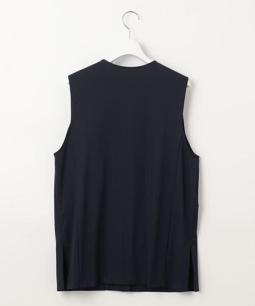 J.PRESS(ジェイプレス)の「【洗える】Hari-Puru jersey ジレ(ベスト・レディース・ネイビー系/ブラウン系/ライトグレー系・T13)」の12枚目の写真