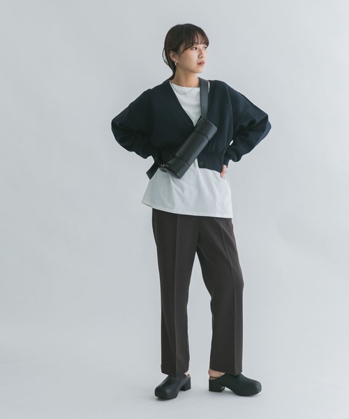 KBF（ケイビーエフ）の「ラウンドボトルBAG（ショルダーバッグ・レディース・ブラック/キャメル/アイボリー・ONE）」の15枚目の写真