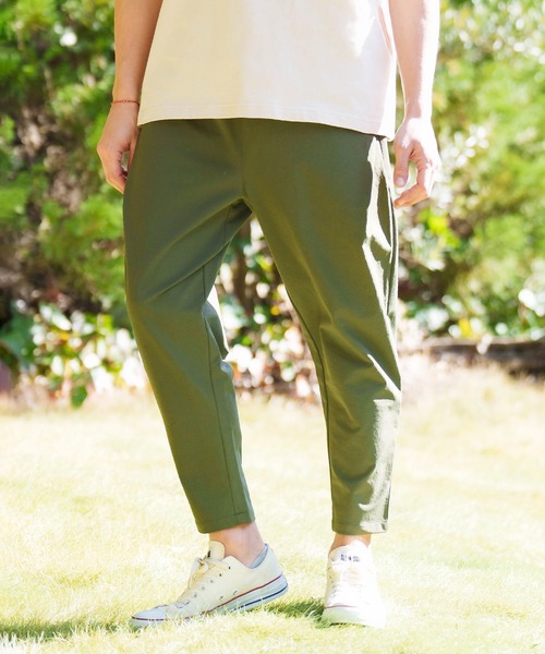 CAMBIO(カンビオ)の「mp10828-Stretch Nylon Soft Sarrouel Tapered Pants テーパードパンツ(その他パンツ・メンズ・ライトグレー/ベージュ/アーミー/ブルー系その他/ブラック・S/M/L)」の9枚目の写真