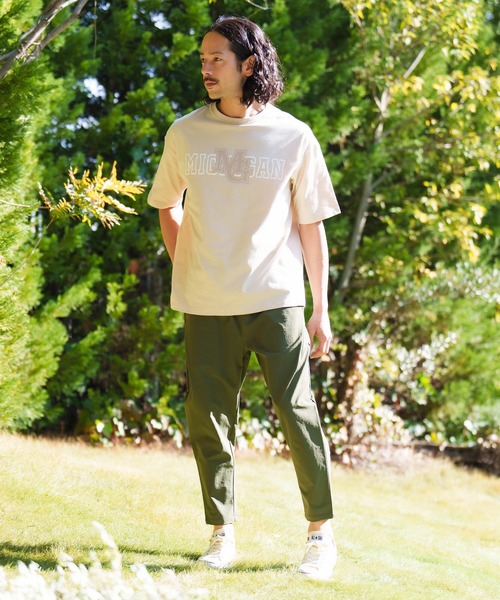 CAMBIO(カンビオ)の「mp10828-Stretch Nylon Soft Sarrouel Tapered Pants テーパードパンツ(その他パンツ・メンズ・ライトグレー/ベージュ/アーミー/ブルー系その他/ブラック・S/M/L)」の10枚目の写真
