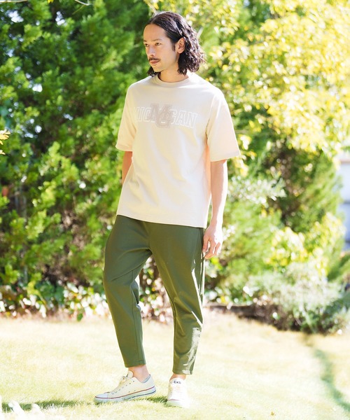 CAMBIO(カンビオ)の「mp10828-Stretch Nylon Soft Sarrouel Tapered Pants テーパードパンツ(その他パンツ・メンズ・ライトグレー/ベージュ/アーミー/ブルー系その他/ブラック・S/M/L)」の11枚目の写真