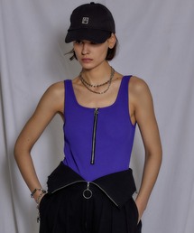 ハーフジップタンク/Half Zip Tank Top