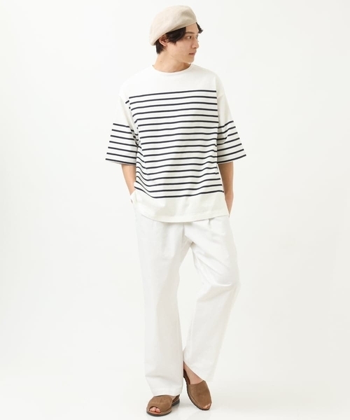 a.v.v（アーヴェヴェ）の「カラーイージーパンツ（その他パンツ・メンズ・アイボリー/グリーン/ブラック/ブルー・46/48）」の5枚目の写真