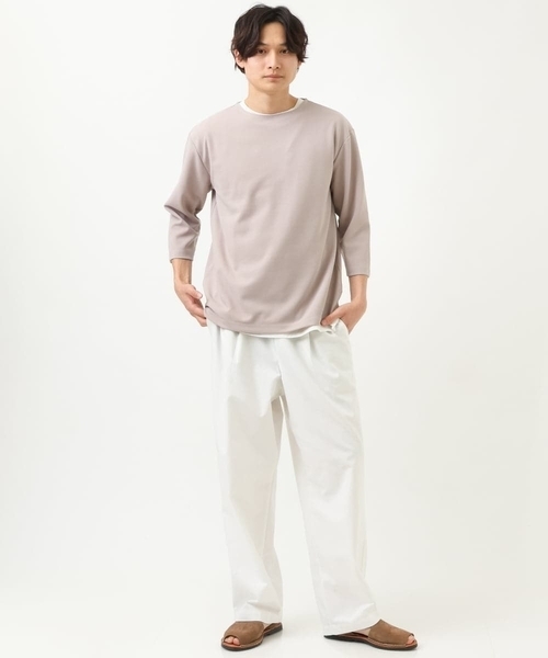 a.v.v（アーヴェヴェ）の「カラーイージーパンツ（その他パンツ・メンズ・アイボリー/グリーン/ブラック/ブルー・46/48）」の16枚目の写真