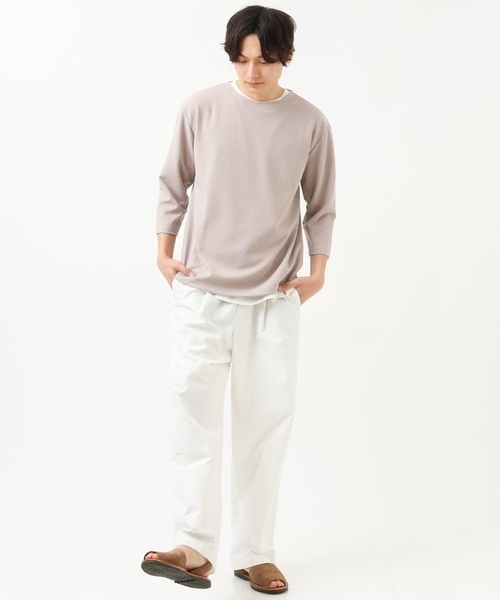 a.v.v（アーヴェヴェ）の「カラーイージーパンツ（その他パンツ・メンズ・アイボリー/グリーン/ブラック/ブルー・46/48）」の11枚目の写真