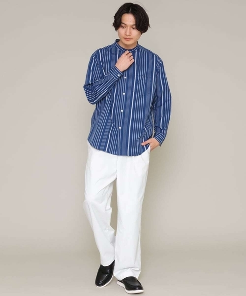 a.v.v（アーヴェヴェ）の「カラーイージーパンツ（その他パンツ・メンズ・アイボリー/グリーン/ブラック/ブルー・46/48）」の7枚目の写真