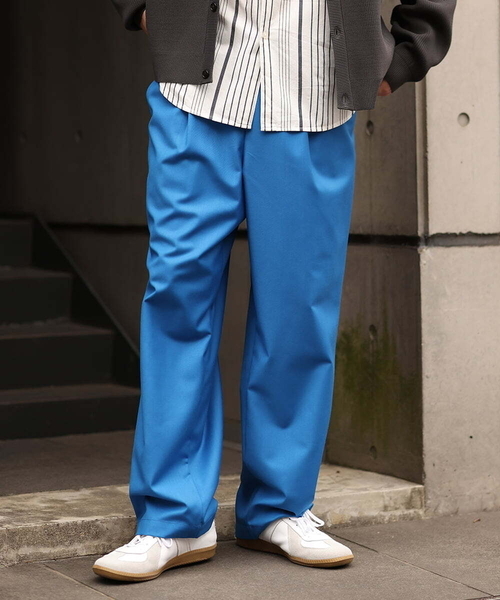 a.v.v（アーヴェヴェ）の「カラーイージーパンツ（その他パンツ・メンズ・アイボリー/グリーン/ブラック/ブルー・46/48）」の15枚目の写真