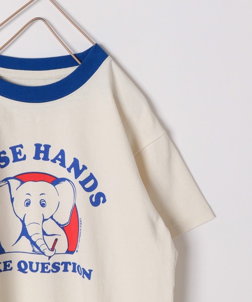 LOWRYS FARM（ローリーズファーム）の「アニマルプリントTシャツ　187711（Tシャツ/カットソー・キッズ・アイボリー/ダークグレー/ピンク・150cm/140cm/120cm/130cm/110cm）」の7枚目の写真