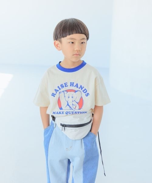 LOWRYS FARM（ローリーズファーム）の「アニマルプリントTシャツ　187711（Tシャツ/カットソー・キッズ・アイボリー/ダークグレー/ピンク・150cm/140cm/120cm/130cm/110cm）」の18枚目の写真