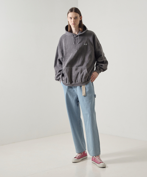 ABAHOUSE(アバハウス)の「ワイドテーパード デニムペインターパンツ /ワークパンツ /ベルト付(デニムパンツ・メンズ・ブルー系その他/ブルー系その他2/ブルー系その他3・M/L)」の4枚目の写真