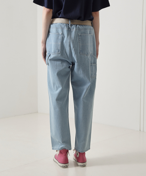 ABAHOUSE(アバハウス)の「ワイドテーパード デニムペインターパンツ /ワークパンツ /ベルト付(デニムパンツ・メンズ・ブルー系その他/ブルー系その他2/ブルー系その他3・M/L)」の7枚目の写真