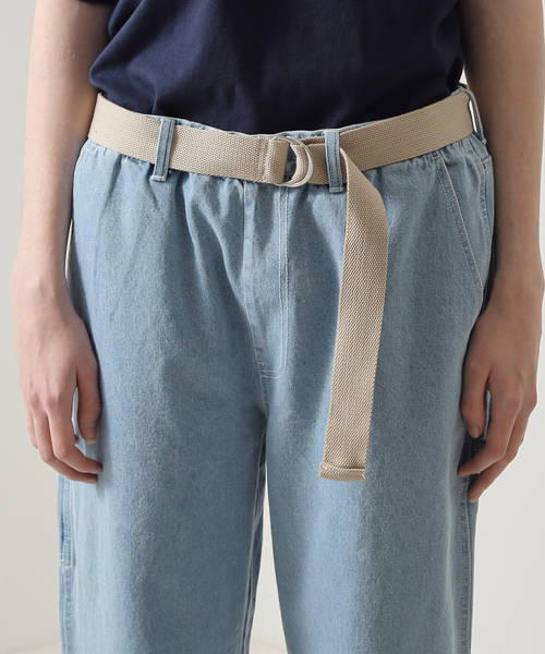 ABAHOUSE(アバハウス)の「ワイドテーパード デニムペインターパンツ /ワークパンツ /ベルト付(デニムパンツ・メンズ・ブルー系その他/ブルー系その他2/ブルー系その他3・M/L)」の8枚目の写真