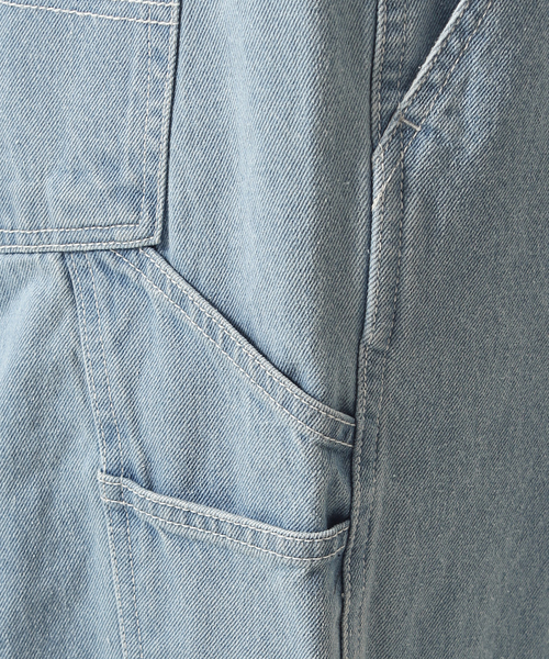 ABAHOUSE(アバハウス)の「ワイドテーパード デニムペインターパンツ /ワークパンツ /ベルト付(デニムパンツ・メンズ・ブルー系その他/ブルー系その他2/ブルー系その他3・M/L)」の12枚目の写真