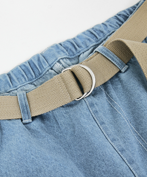 ABAHOUSE(アバハウス)の「ワイドテーパード デニムペインターパンツ /ワークパンツ /ベルト付(デニムパンツ・メンズ・ブルー系その他/ブルー系その他2/ブルー系その他3・M/L)」の20枚目の写真