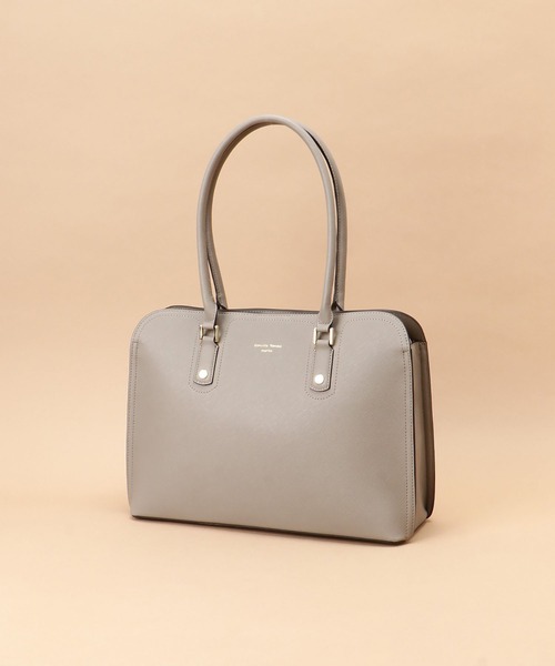 Samantha Thavasa（サマンサタバサ）の「シャープデザイン トートバッグ（トートバッグ・レディース・ブラック/オフホワイト/グレイッシュベージュ・FREE）」の9枚目の写真