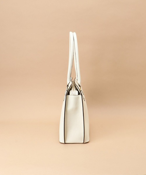 Samantha Thavasa（サマンサタバサ）の「シャープデザイン トートバッグ（トートバッグ・レディース・ブラック/オフホワイト/グレイッシュベージュ・FREE）」の12枚目の写真