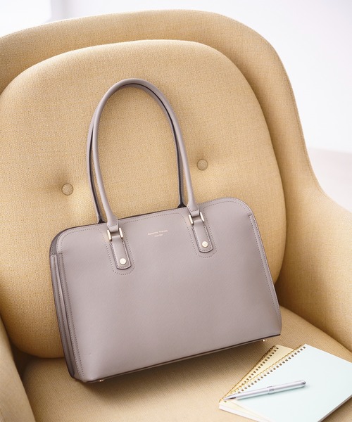 Samantha Thavasa（サマンサタバサ）の「シャープデザイン トートバッグ（トートバッグ・レディース・ブラック/オフホワイト/グレイッシュベージュ・FREE）」の20枚目の写真