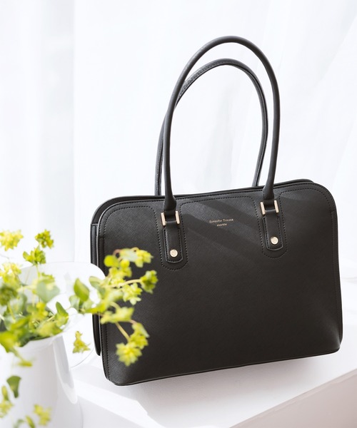 Samantha Thavasa（サマンサタバサ）の「シャープデザイン トートバッグ（トートバッグ・レディース・ブラック/オフホワイト/グレイッシュベージュ・FREE）」の21枚目の写真